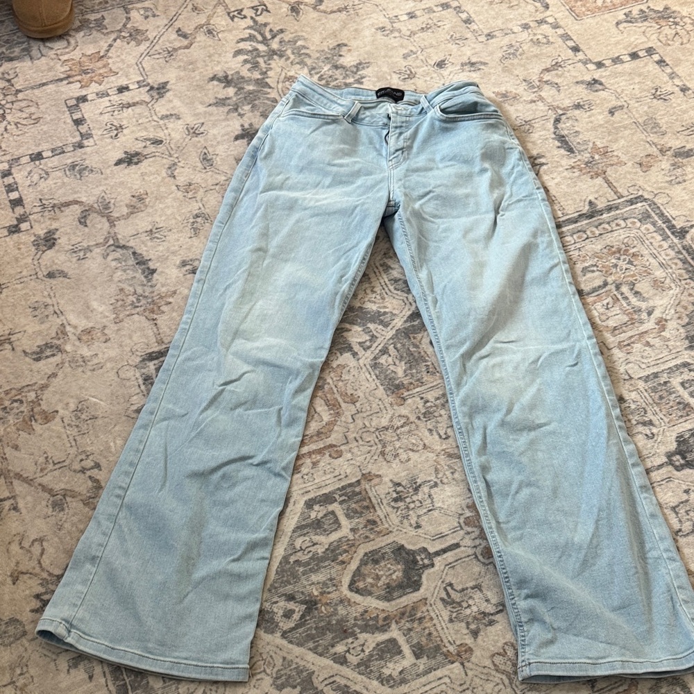 FITJEANS Light Blue wide leg mid rise Women's Jeans